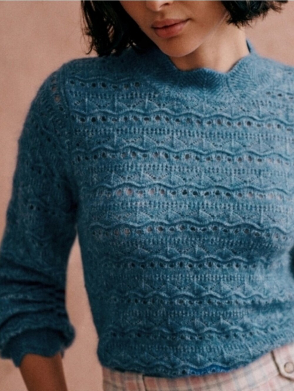 Sezane Lya Jumper, Bleu D'hiver